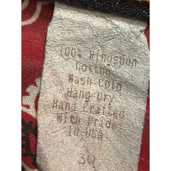 30 X 29 Left Field Work Wear Jeans Ringspun Cotton Made In USA Blue Denim - Picture 6 of 14